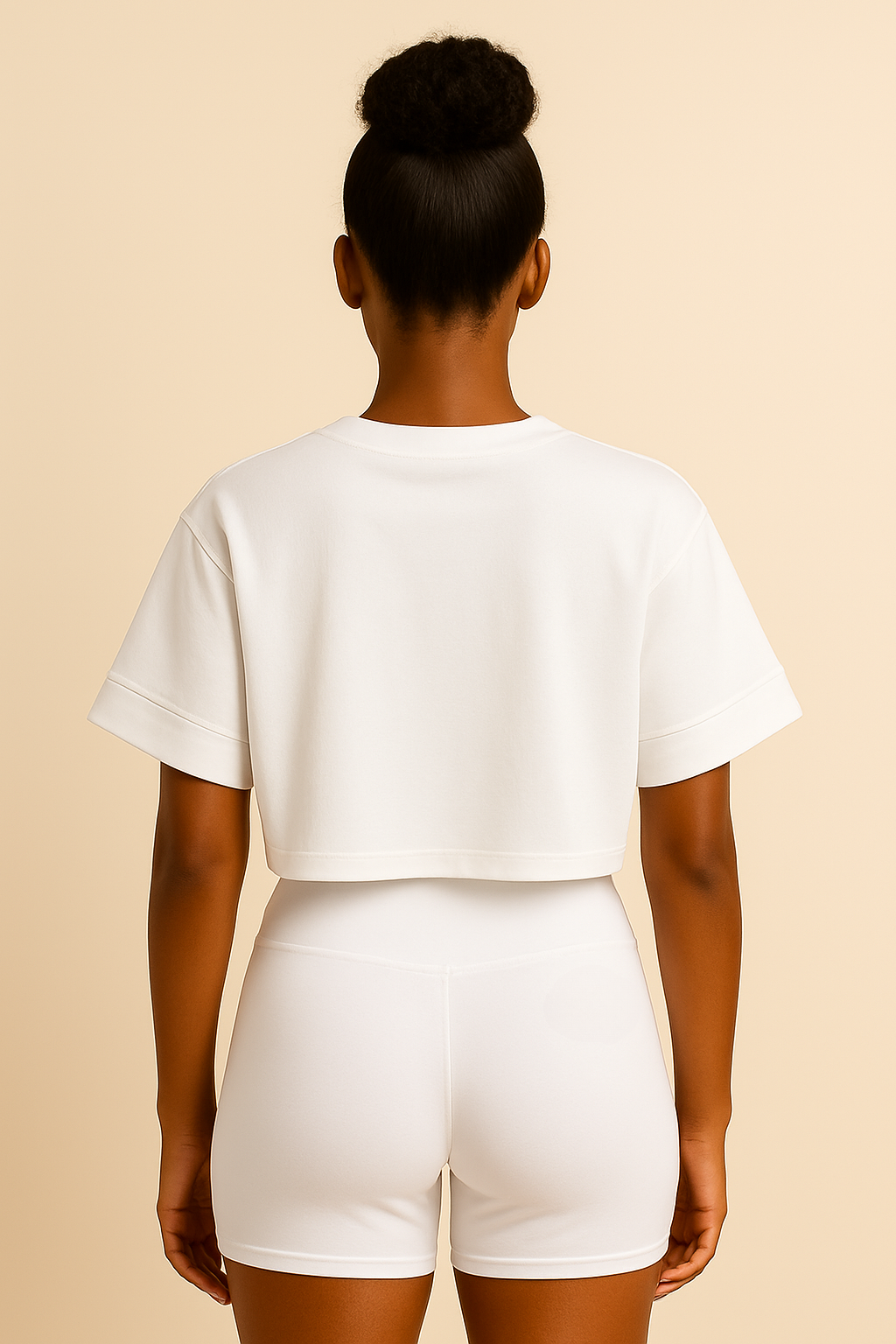 Women's Drop Shoulder Crop T-shirt