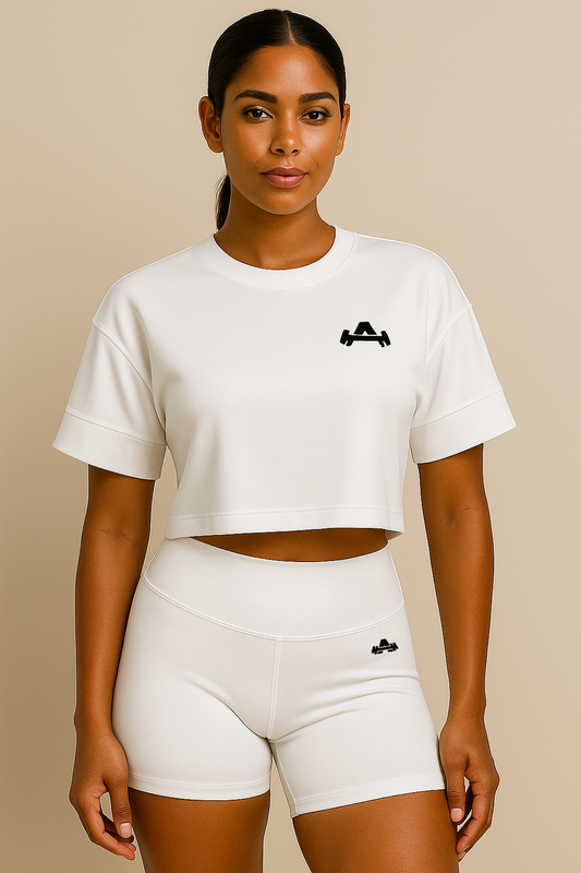 Women's Drop Shoulder Crop T-shirt